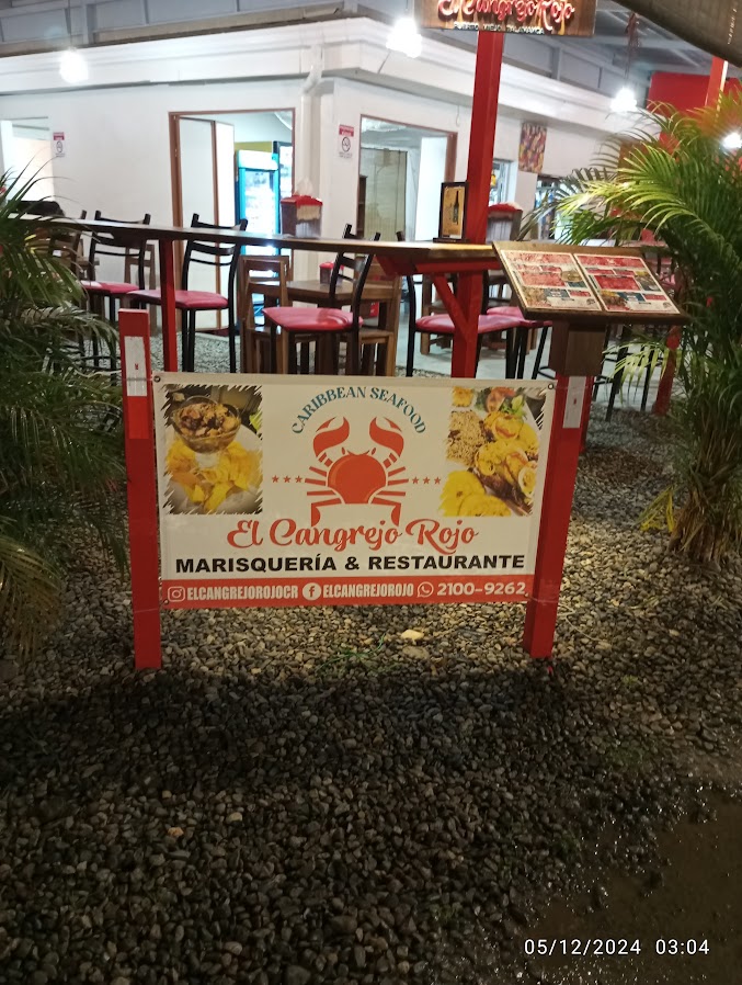 Chiosco stile giamaicano El Cangrejo Rojo: qui ho provato il mio primo rice and beans della cucina costaricana.