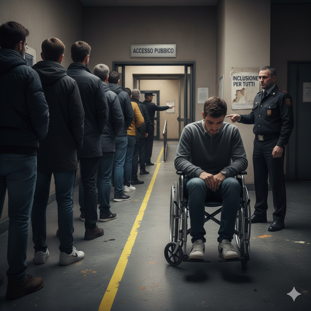 Chi Nasce con una Disabilità e chi No. Rappresenta disabilità e Umiliazione