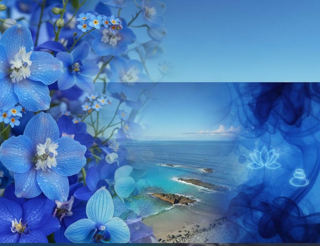 Gemini ha detto Il significato dei colori IV celebra il blu: tra fiori e oceani, una sfumatura che dona calma, equilibrio e benessere