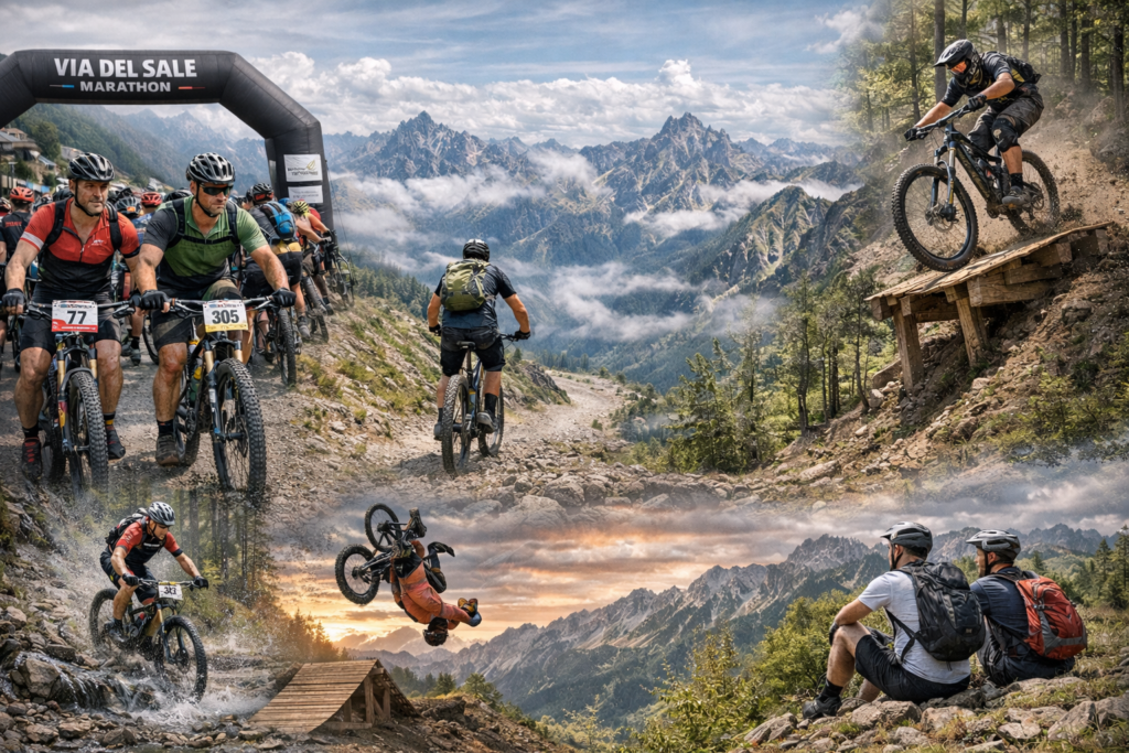 Mountain bike tra le Alpi a Limone Piemonte: adrenalina e natura, non solo giro d'Italia, tra salite e discese.