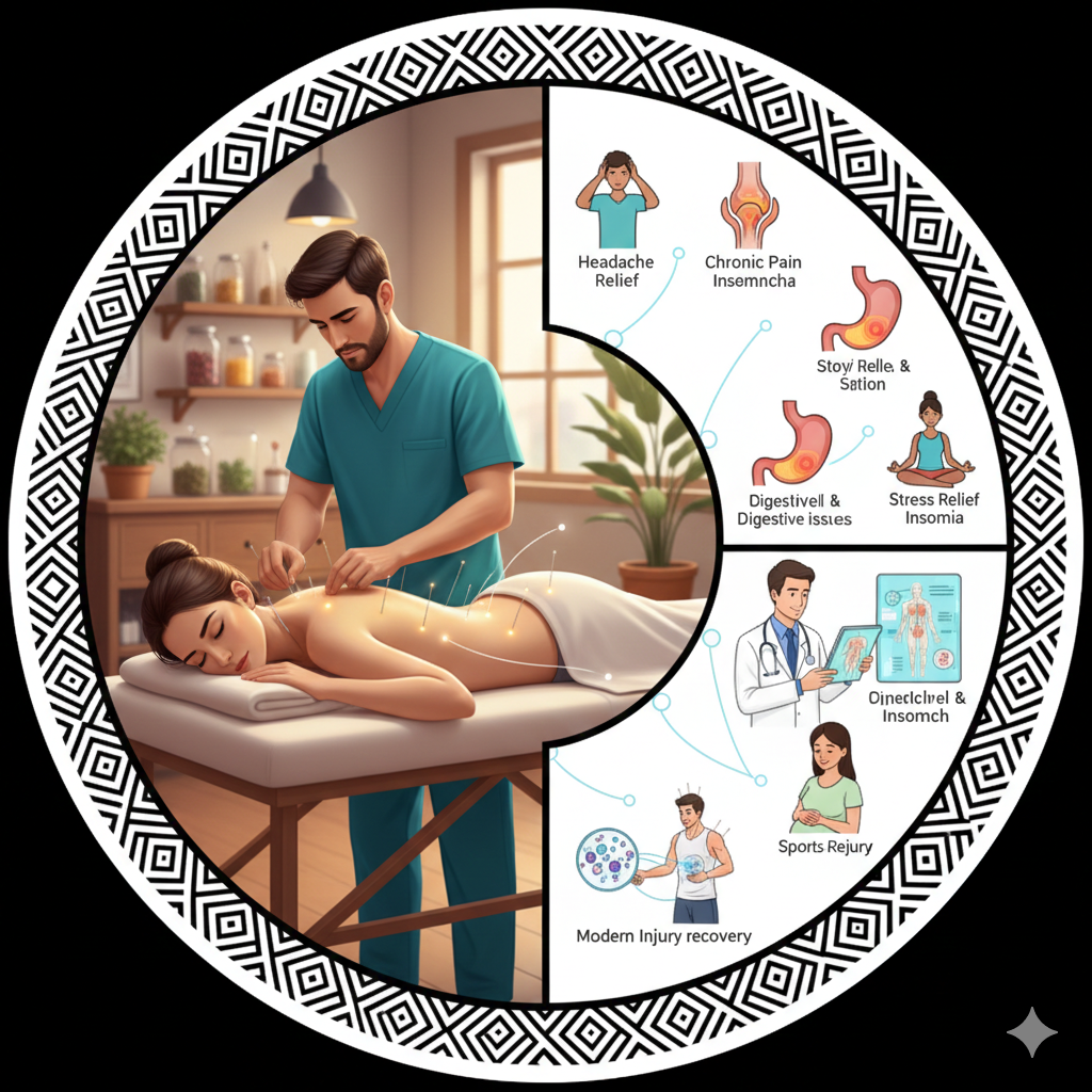 Agopuntura applicata. Rappresenta. Applicazione dei punti agopuntura su gli organi.