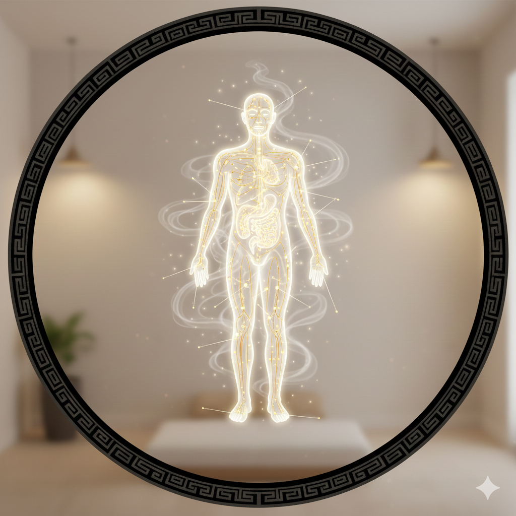 Storia dell’agopuntura. Rappresenta. Il concetto chiave:
Qi e meridiani nell'agopuntura.