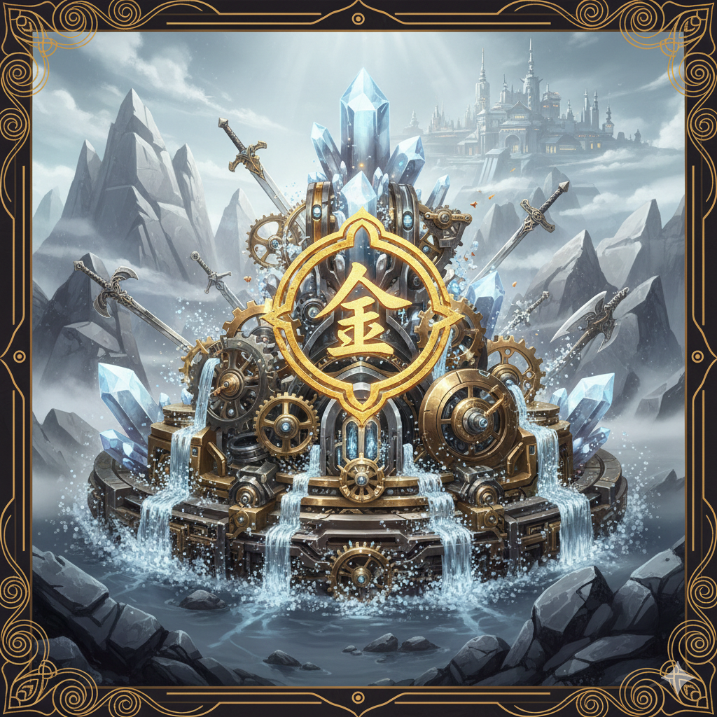 I Cinque Elementi la base della filosofia cinese. Rappresenta. Metallo (Jīn, 金) Ordine e Purificazione.