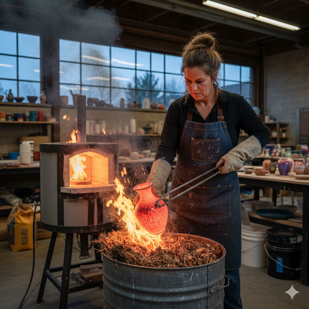 La ceramica Raku una tecnica affascinante. Rappresenta. Raku Americano
(o Raku Moderno/Occidentale)