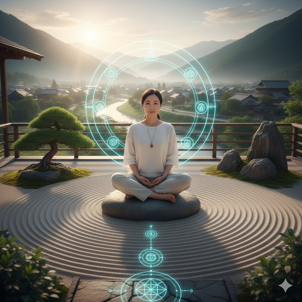 La Filosofia Zen la Via all’Illuminazione Interiore. Rappresenta. Vivere nel Qui e Ora: La Consapevolezza Quotidiana.