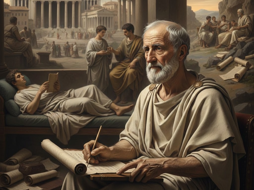 Seneca filosofo romano scrive e insegna tra Roma, esilio e riflessione stoica sulla vita e sulla morte