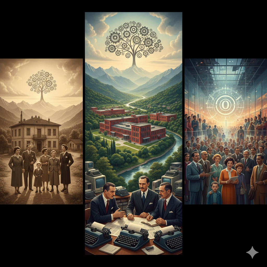 La Storia della Famiglia Olivetti e dell'azienda di Ivrea. Rappresenta. La Storia della Famiglia Olivetti e dell'azienda di Ivrea.