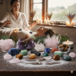 La Cristallo-Terapia. Rappresenta. Cristallo-Terapia applicata sul corpo. Pietre semi-preziose per Cristallo-Terapia.