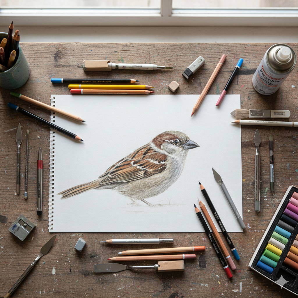 I Grandi Maestri del Pastello e le loro Tecniche. Rappresenta. Tutti i tipi di materiali che possono essere utilizzati per il disegno dettagliato a pastello. 