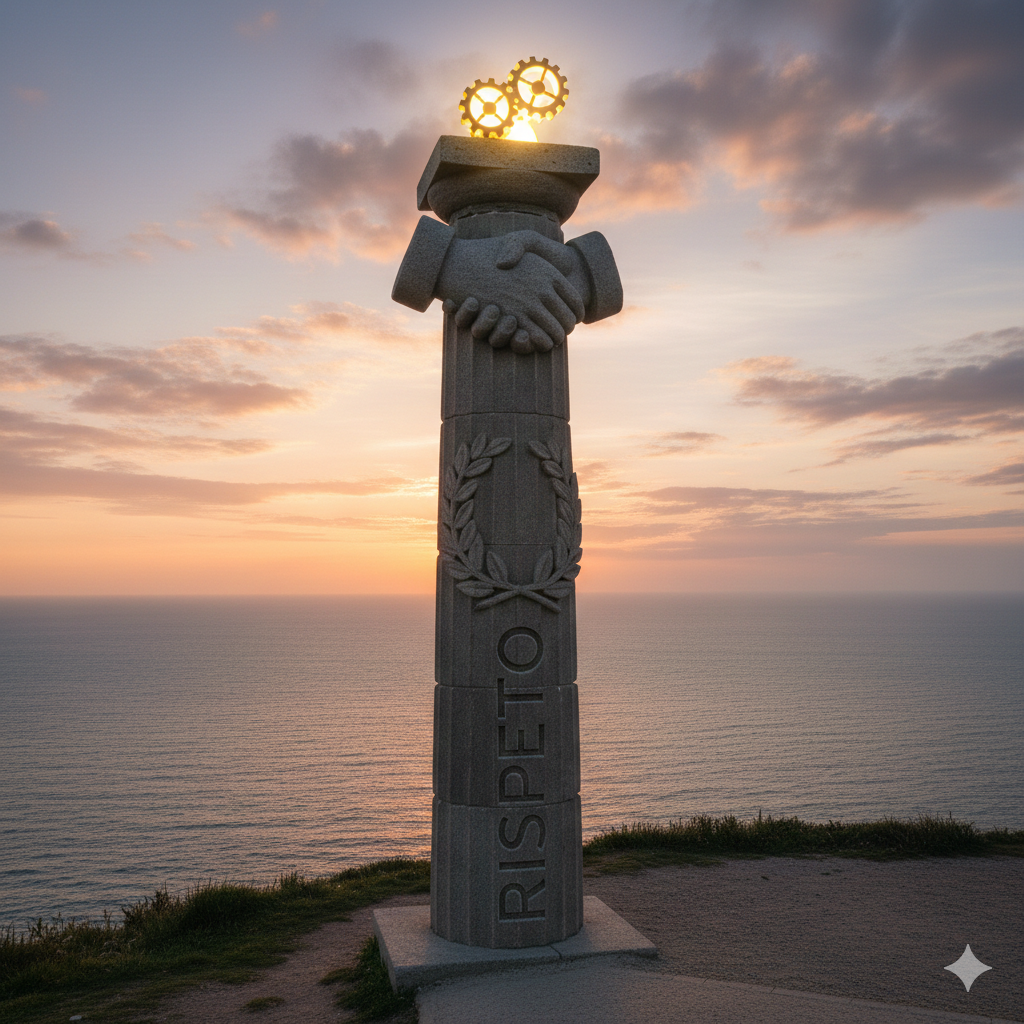 Valore Rispetto Famiglia e Libertà. Rappresenta il Rispetto.