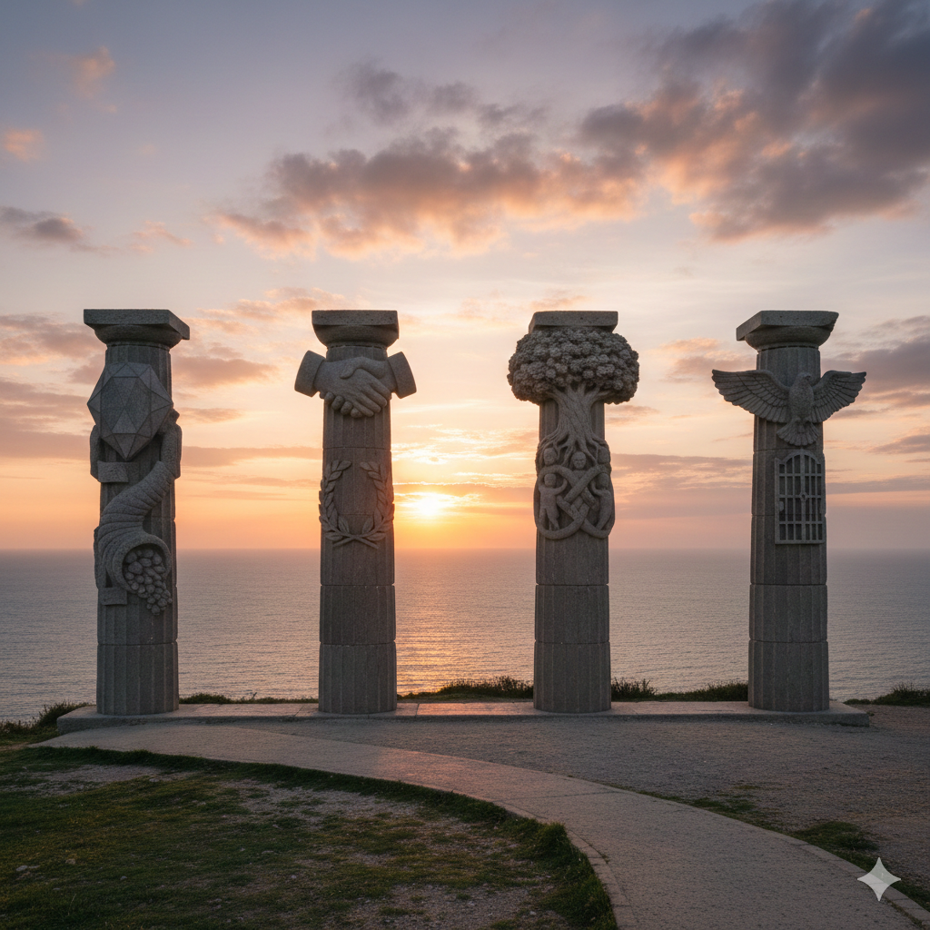Valore Rispetto Famiglia e Libertà, Rappresenta i 4 Pilastri dei Valori