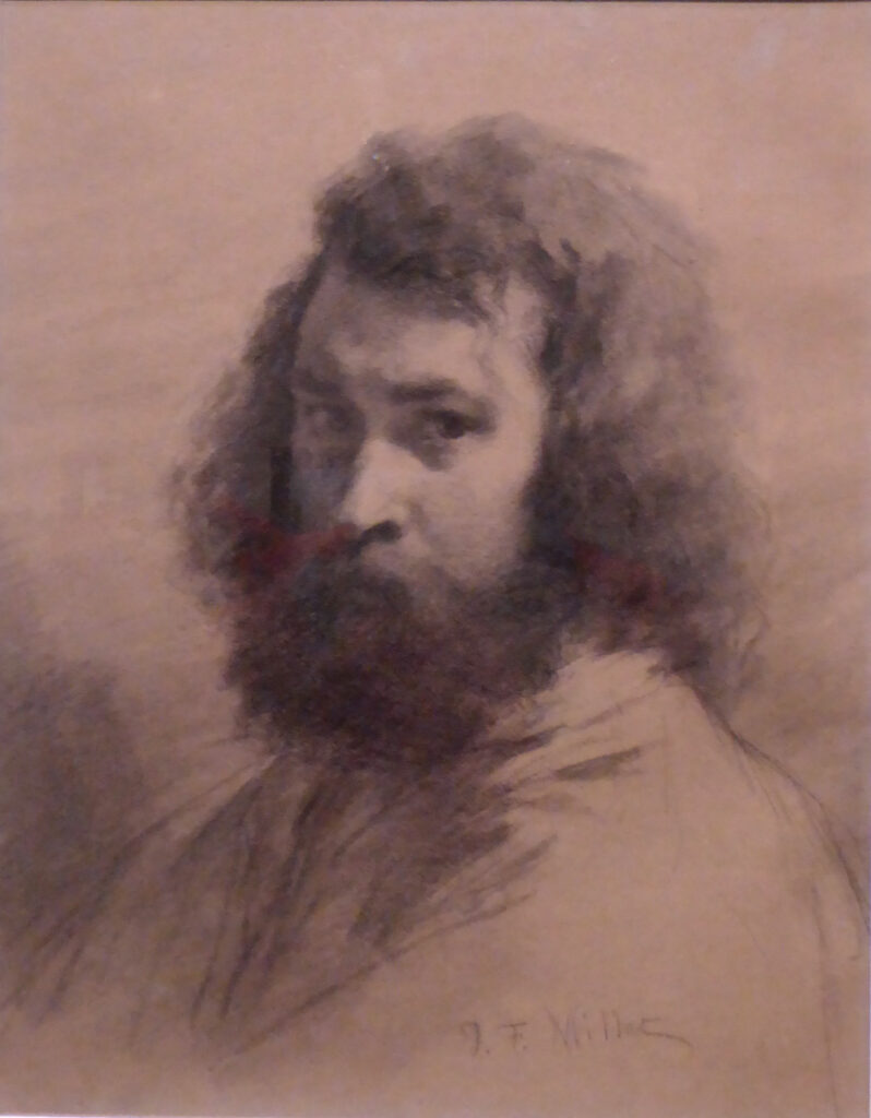 I Grandi Maestri del Pastello e le loro Tecniche. Rappresenta. Raffigurato Jean-François Millet (1814-1875)