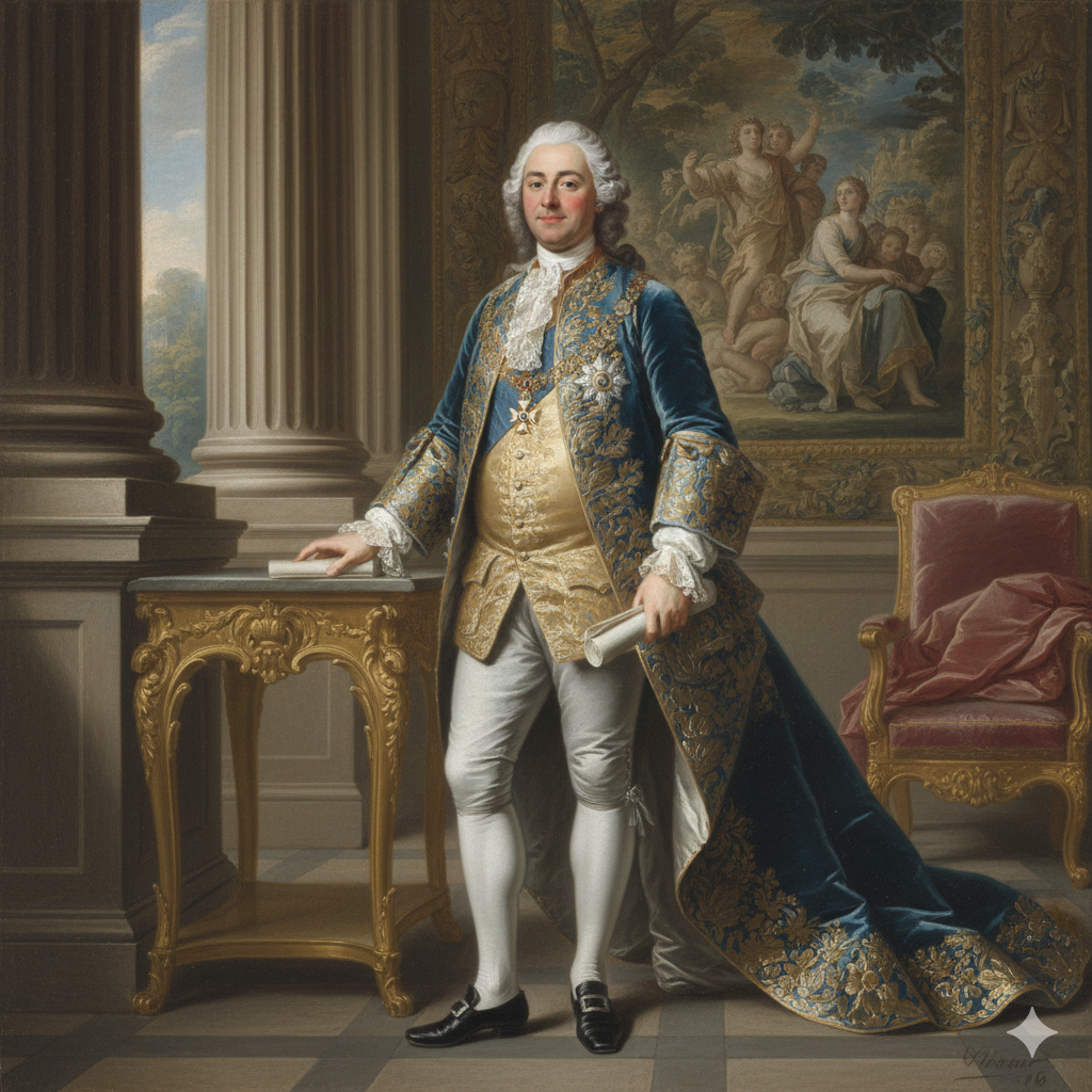 I Ritratti a Pastello Maurice Quentin. Rappresenta Luigi XV