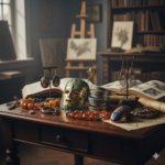 Gioielli e Bigiotteria Valore Artistico Culturale. Rappresenta Gioielli di vario tipo appoggiati su un tavolo.