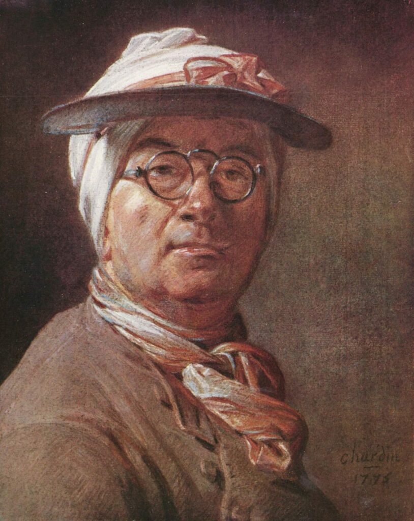 Jean-Baptiste-Siméon Chardin (1699-1779) Ritratto di se stesso.