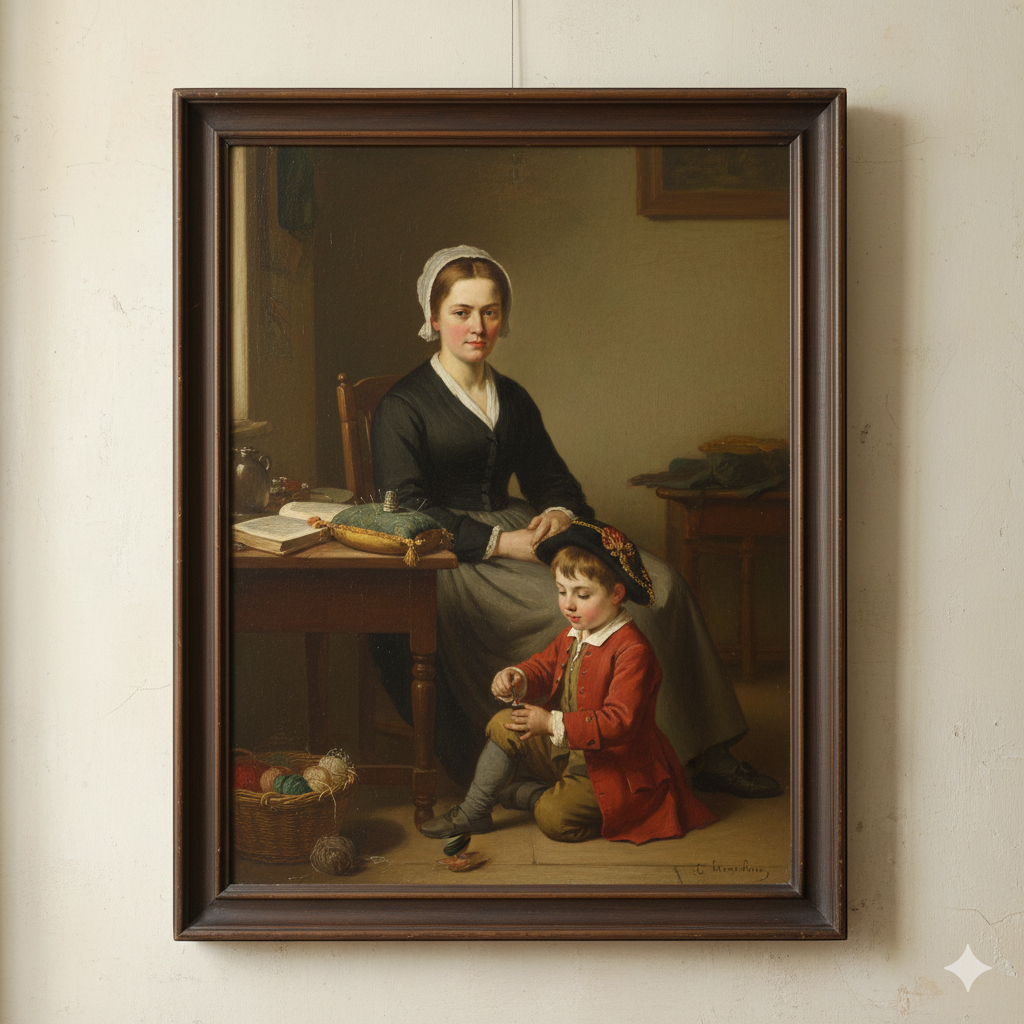 Jean-Baptiste-Siméon Chardin(1699-1779).La Governante (1739) Olio su tela